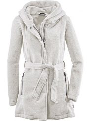 Killtec Parka polarowa "Frydara" w kolorze białym rozmiar: 40. Białe parki damskie Killtec, z polaru, bez kaptura. Za 189.29 zł.