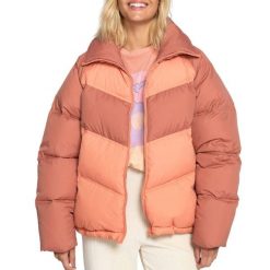 Kurtka zimowa damska Billabong Winter Paradise Insulated. Czerwone kurtki damskie Billabong, na zimę, bez wzorów, z poliamidu, bez kaptura. W wyprzedaży za 448.00 zł.