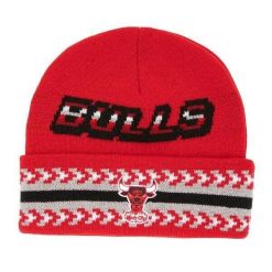 Czapka Chicago Bulls NBA Game On Hwc. Czerwone czapki damskie Mitchell & Ness, na jesień, bez wzorów. Za 198.50 zł.
