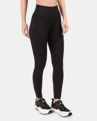 Damskie legginsy sportowe Kilpi JAMILY-W. Czarne legginsy damskie Kilpi, s, bez wzorów, z materiału. Za 215.49 zł.
