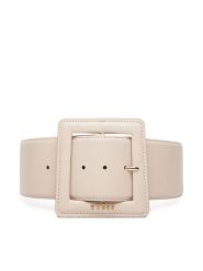 Guess Pasek Damski BW9245 P5370 Beżowy. Brązowe paski damskie Guess, z aplikacjami, ze skóry. Za 199.99 zł.