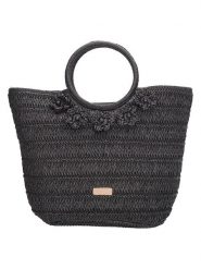 Beagles Shopper bag "Amalfi" w kolorze czarnym - 49 x 31 x 18 cm rozmiar: onesize. Czarne shopper bag Beagles, bez wzorów, z materiału, bez dodatków. Za 95.99 zł.