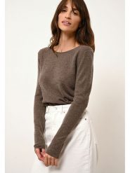 Just Cashmere Kaszmirowy sweter "Vivian" w kolorze brązowym rozmiar: L. Brązowe swetry klasyczne damskie Just Cashmere, l, z kaszmiru, bez kołnierzyka. Za 399.95 zł.