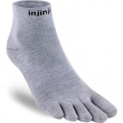 Skarpetki Injinji Liner Mini-Crew. Szare skarpetki damskie Injinji, bez wzorów. Za 70.40 zł.