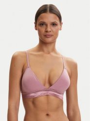 Calvin Klein Underwear Biustonosz braletka LV00QF8825 Różowy. Czerwone biustonosze Calvin Klein Underwear, bez wzorów, z bawełny. Za 179.99 zł.