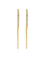 Elisabetta Franchi Kolczyki OR-28-A47E2-V250 Złoty. Żółte kolczyki damskie Elisabetta Franchi, złote. Za 699.99 zł.