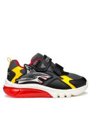Geox Sneakersy J Ciberdron J55LBB 014BU C0070 D Szary. Szare buty sportowe chłopięce Geox, ze skóry, bez zapięcia. Za 179.99 zł.