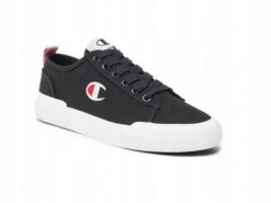 Buty Na co dzień Trampki Damskie Champion REVOLI. Czarne trampki damskie Champion, bez wzorów, z materiału, bez zapięcia. Za 179.00 zł.