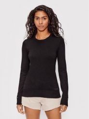 Guess Sweter Elinor W2YR30 Z2V62 Czarny Regular Fit. Czarne swetry klasyczne damskie Guess, s, z wiskozy, bez kołnierzyka. Za 199.99 zł.