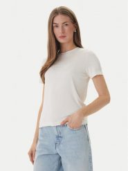 Guess T-Shirt O6GI00 KBF92 Écru Regular Fit. T-shirty damskie Guess, l, z aplikacjami, bez kołnierzyka. Za 139.99 zł.