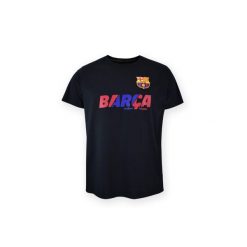 FC Barcelona czarna koszulka dla dorosłych. Czarne bluzki damskie FC BARCELONA, bez wzorów, sportowe, bez kołnierzyka, bez ramiączek. Za 126.26 zł.