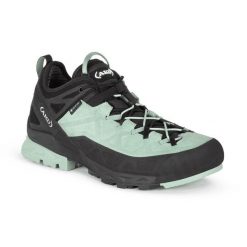 Buty podejściowe damskie AKU Rock DFS GTX. Zielone obuwie trekkingowe damskie Aku, bez zapięcia. Za 569.99 zł.