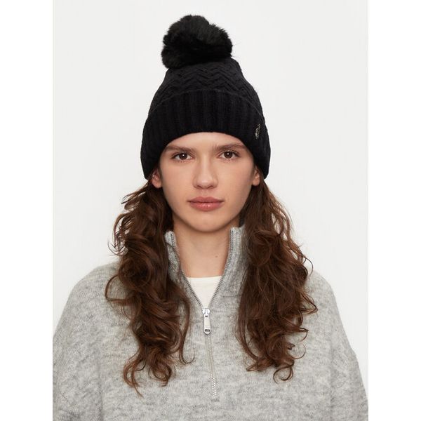 Czapka Aulp. Czarne czapki damskie Aulp, na zimę, bez wzorów. Za 69.99 zł.