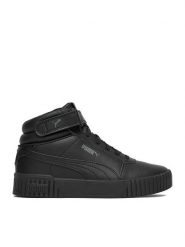 Puma Sneakersy Carina 2.0 Mid 387376 01 Czarny. Czarne obuwie sportowe damskie Puma, ze skóry, bez zapięcia. Za 199.99 zł.