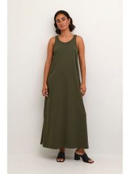 Kaffe Sukienka w kolorze khaki rozmiar: M. Brązowe sukienki damskie Kaffe, bez wzorów, z bawełny, sportowe, bez ramiączek. Za 61.60 zł.