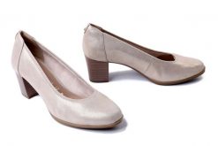TAMARIS 1-22451-44 179 M2245144 champagne, czółenka damskie. Żółte czółenka damskie Tamaris, bez wzorów, bez obcasa, na obcasie. Za 237.93 zł.