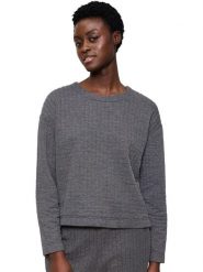 Triumph Bluza w kolorze antracytowym rozmiar: 44. Czarne bluzy damskie Triumph, bez wzorów, prążkowane, bez kaptura. Za 74.28 zł.