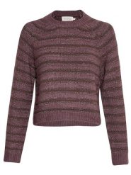 MOSS COPENHAGEN Sweter "Ardella" w kolorze fioletowym rozmiar: S/M. Różowe swetry klasyczne damskie Moss Copenhagen, m, bez kołnierzyka. Za 166.88 zł.