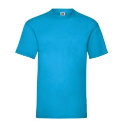 Koszulka Unisex Dla Dorosłych Valueweight. Niebieskie bluzki damskie Fruit of the Loom, xl, bez wzorów, sportowe, bez kołnierzyka, bez ramiączek. Za 35.99 zł.