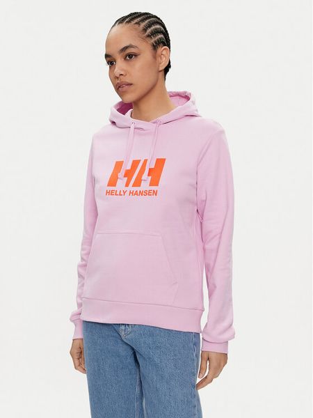 Helly Hansen Bluza Logo 2.0 34460 Różowy Regular Fit. Czerwone bluzy damskie Helly Hansen, s, bez wzorów, z bawełny, bez kaptura. Za 279.99 zł.
