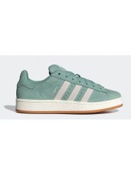 Adidas Skórzane sneakersy "Campus 00s" w kolorze zielonym rozmiar: 40. Zielone obuwie sportowe damskie Adidas, ze skóry, bez zapięcia. Za 349.73 zł.
