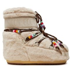 Śniegowce Moon Boot. Brązowe śniegowce damskie Moon Boot. Za 1,799.00 zł.