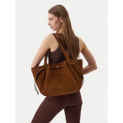 Torebka Tory Burch. Brązowe torebki klasyczne damskie Tory Burch, bez dodatków. Za 3,069.00 zł.