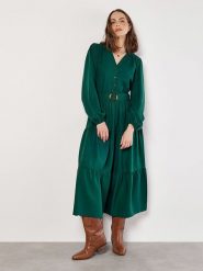 Apricot Bluzka w kolorze morskim rozmiar: XL. Niebieskie bluzki damskie Apricot, xl, bez wzorów, bez kołnierzyka, bez ramiączek. Za 61.02 zł.