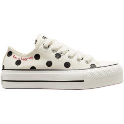 Adidasy Converse Chuck Taylor All Star Lift Platform Polka, Dla obu płci. Brązowe obuwie sportowe damskie Converse, bez zapięcia. Za 590.00 zł.