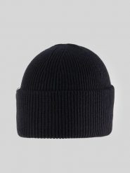 4F Czapka zimowa damska - czarna Uniwersalny. Czarne czapki damskie 4F, na zimę, bez wzorów, z dzianiny. Za 49.99 zł.