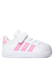 Adidas Sneakersy Streettalk KJ9597 Biały. Białe buty sportowe dziewczęce Adidas, ze skóry, bez zapięcia. Za 179.99 zł.