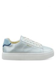 Gant Sneakersy 30531832 Srebrny. Szare obuwie sportowe damskie Gant, ze skóry, bez zapięcia. Za 409.99 zł.
