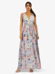 APART Sukienka w kolorze błękitno-jasnoróżowym rozmiar: 34. Niebieskie sukienki damskie Apart, bez wzorów, bez ramiączek. Za 217.99 zł.