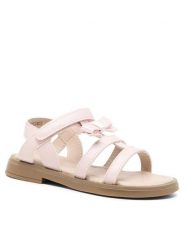 Nelli Blu Sandały CM220702-5 Różowy. Czerwone sandały dziewczęce Nelli Blu, ze skóry, bez obcasa, bez zapięcia. Za 49.99 zł.