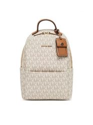MICHAEL Michael Kors Plecak Sable 30T5G3XB1B Beżowy. Brązowe plecaki MICHAEL Michael Kors, bez wzorów, ze skóry. Za 979.99 zł.