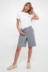 Bermudy damskie TWINSET ACTITUDE. Szorty damskie Twinset Milano, bez wzorów. W wyprzedaży za 564.85 zł.