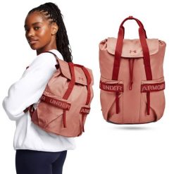 Plecak miejski UNDER ARMOUR Favorite Backpack 10 litrów. Czerwone plecaki Under Armour, bez wzorów. Za 222.50 zł.