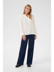 Kaffe Bluzka w kolorze kremowym rozmiar: 36. Brązowe bluzki damskie Kaffe, bez wzorów, z wiskozy, bez kołnierzyka, bez ramiączek. Za 104.99 zł.