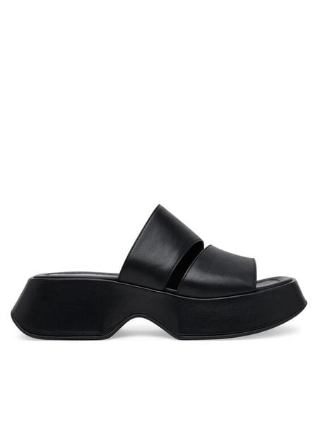 Vic Matié Klapki 1G3250D E02G200101 Czarny. Czarne klapki damskie Vic Matié, bez wzorów, ze skóry, bez obcasa, bez zapięcia. Za 789.99 zł.