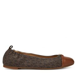Baleriny MICHAEL Michael Kors. Brązowe balerinki damskie MICHAEL Michael Kors, bez wzorów. Za 319.99 zł.