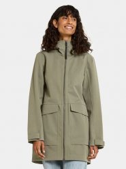 Didriksons Parka softshellowa "Fredrika" w kolorze khaki rozmiar: 38. Brązowe parki damskie Didriksons, bez kaptura. Za 440.28 zł.