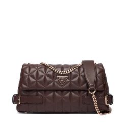 Torebka Guess. Brązowe torebki wieczorowe damskie Guess, z aplikacjami, bez dodatków. Za 589.99 zł.