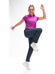 Maier Sports Spodnie funkcyjne "Fortunit XR 2.0" w kolorze granatowym rozmiar: 38. Niebieskie spodnie dresowe damskie Maier Sports, bez wzorów, z materiału, outdoorowe. Za 196.70 zł.