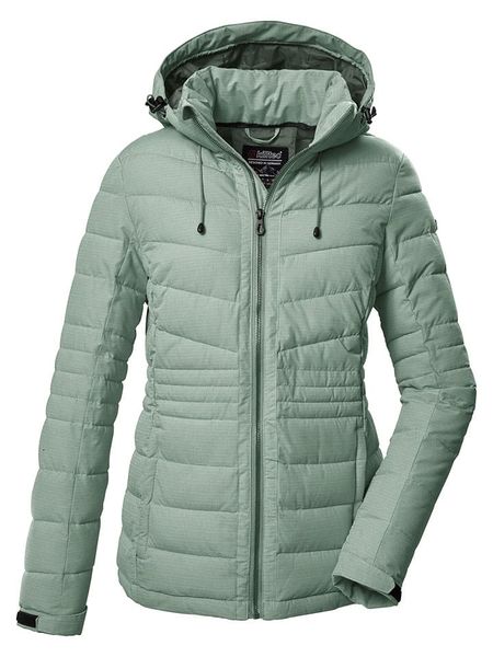Killtec Kurtka pikowana "KOW 10" w kolorze miętowym rozmiar: 38. Zielone kurtki damskie Killtec, m, bez wzorów, bez kaptura. Za 268.55 zł.