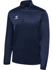 Bluza dresowa 1/2 zip Hummel Essential. Czerwone bluzy damskie Hummel, l, bez wzorów, z dresówki, bez kaptura. Za 157.00 zł.