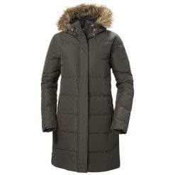 Parka damska Helly Hansen Aden Down. Białe parki damskie Helly Hansen, na zimę, bez kaptura. W wyprzedaży za 1,095.80 zł.