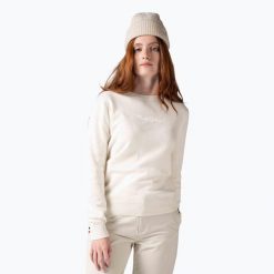 Sweter damski Rossignol Signature Rossignol Knit. Czarne swetry klasyczne damskie Rossignol, bez kołnierzyka. Za 789.99 zł.