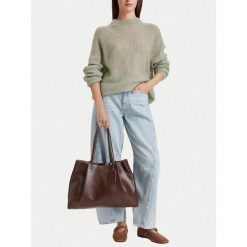 Torebka JENNY. Brązowe torebki klasyczne damskie Jenny, bez dodatków. Za 159.99 zł.