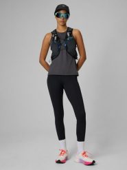 4F Legginsy do biegania szybkoschnące damskie - czarne XS. Czarne legginsy damskie 4F, l, bez wzorów. Za 169.99 zł.