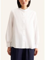 Seidensticker Bluzka w kolorze białym rozmiar: 42. Białe bluzki damskie Seidensticker, bez wzorów, z bawełny, bez kołnierzyka, bez ramiączek. Za 193.24 zł.